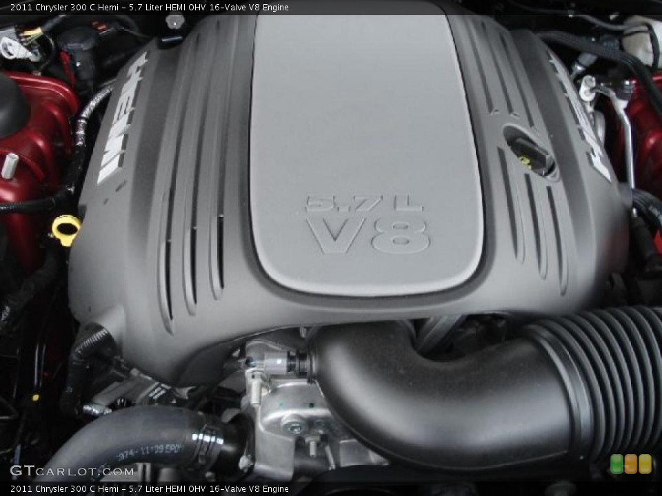 5.7 Liter HEMI OHV 16-Valve V8 Engine for the 2011 Chrysler 300 #48148160