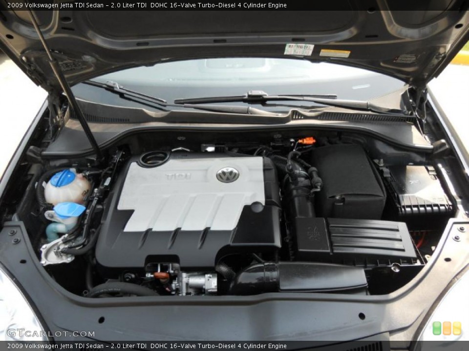 2.0 Liter TDI  DOHC 16-Valve Turbo-Diesel 4 Cylinder Engine for the 2009 Volkswagen Jetta #48148439