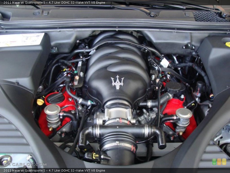 4.7 Liter DOHC 32-Valve VVT V8 Engine for the 2011 Maserati Quattroporte #48150671