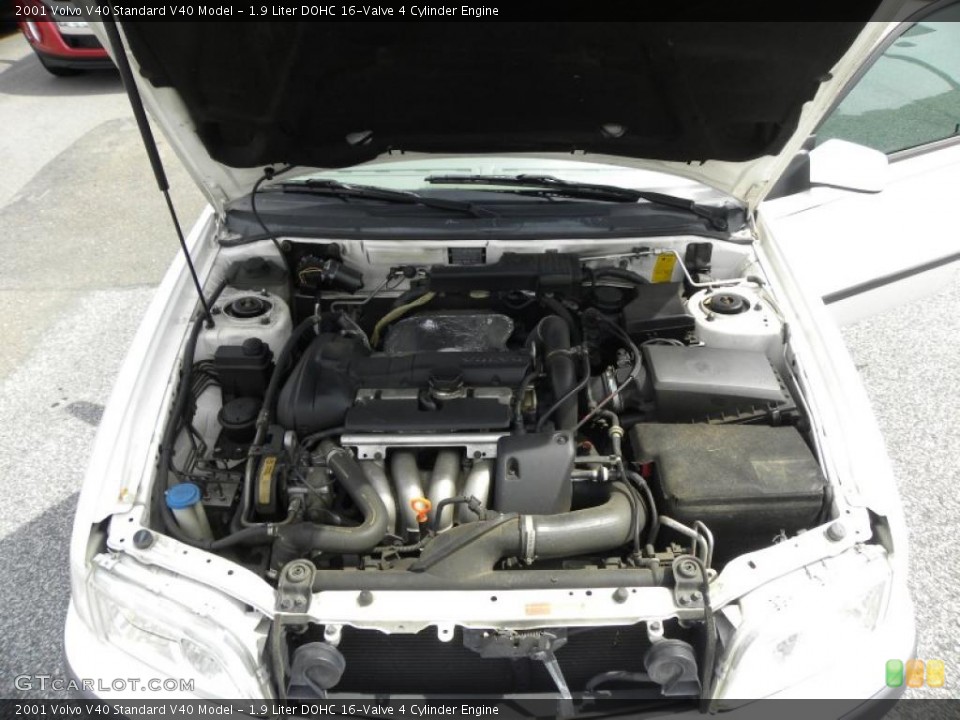 1.9 Liter DOHC 16-Valve 4 Cylinder 2001 Volvo V40 Engine