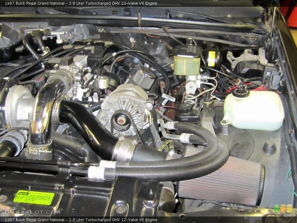 3.8 Liter Turbocharged OHV 12-Valve V6 Engine for the 1987 Buick Regal #48154994