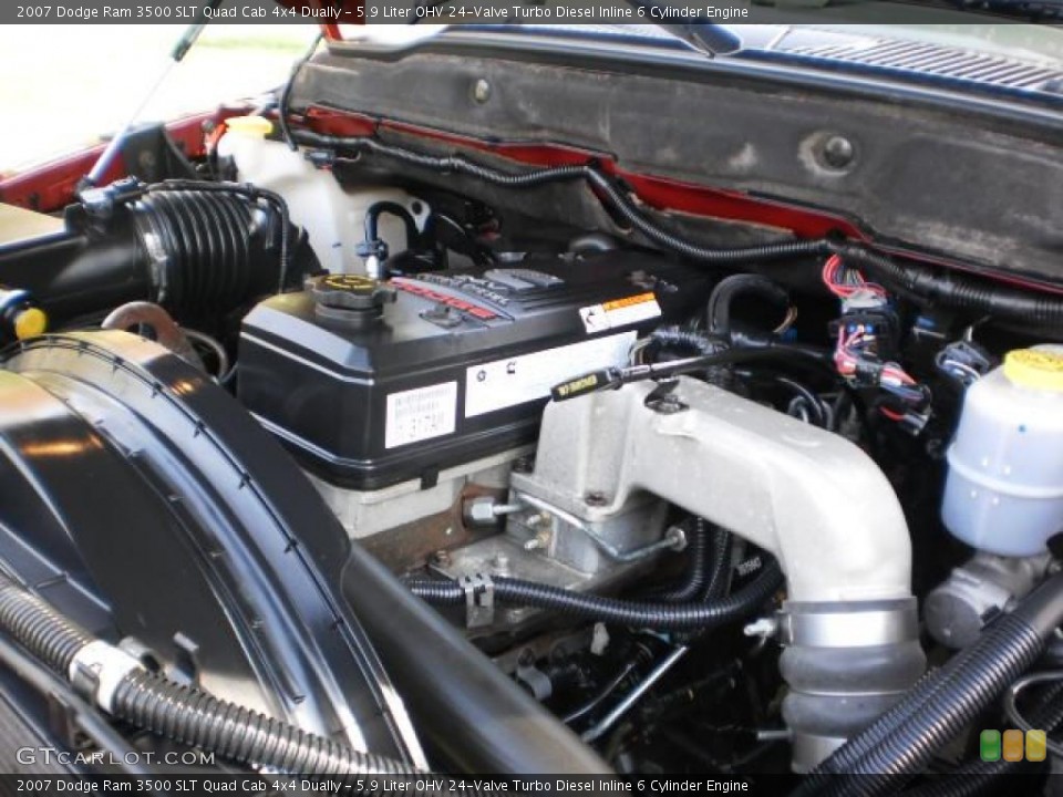 5.9 Liter OHV 24-Valve Turbo Diesel Inline 6 Cylinder Engine for the 2007 Dodge Ram 3500 #48160382