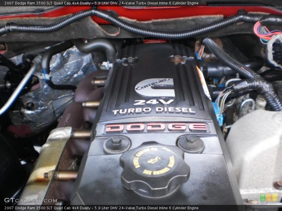 5.9 Liter OHV 24-Valve Turbo Diesel Inline 6 Cylinder Engine for the 2007 Dodge Ram 3500 #48160388