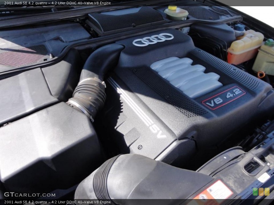4.2 Liter DOHC 40-Valve V8 Engine for the 2001 Audi S8 #48169910