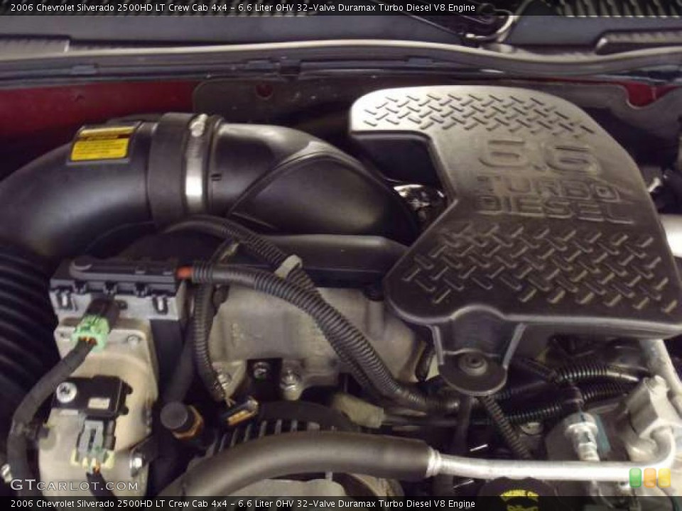 6.6 Liter OHV 32-Valve Duramax Turbo Diesel V8 Engine for the 2006 Chevrolet Silverado 2500HD #48173153