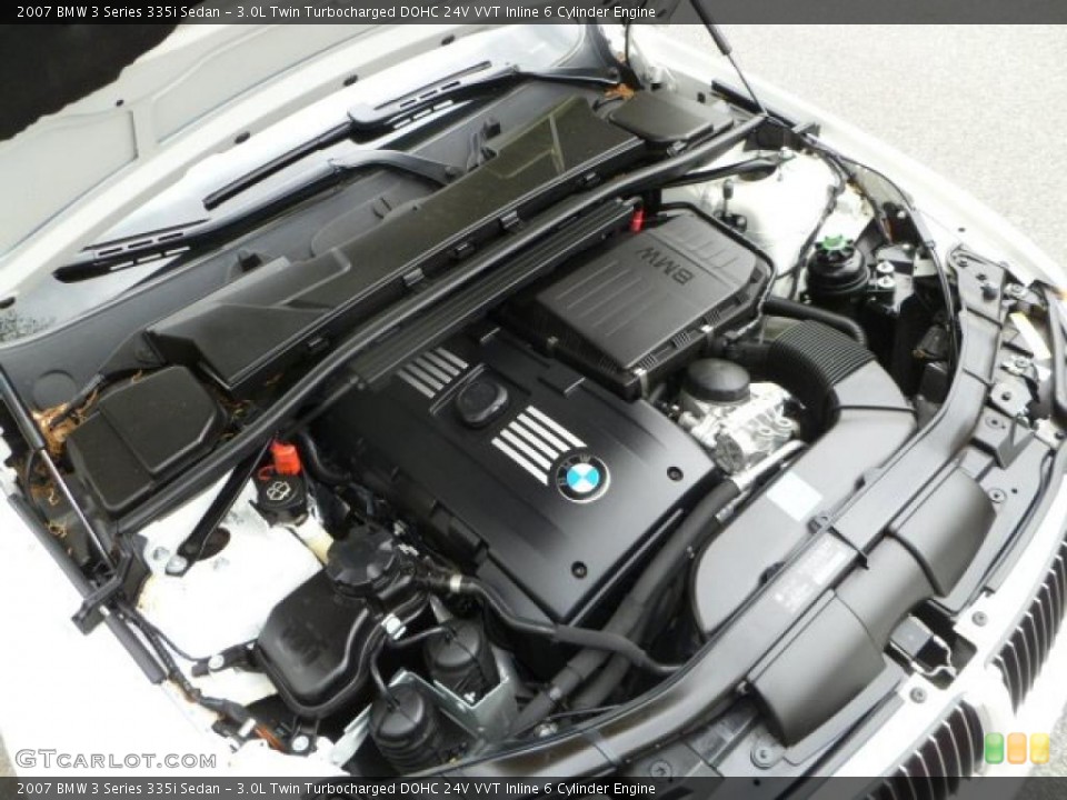 3.0L Twin Turbocharged DOHC 24V VVT Inline 6 Cylinder Engine for the 2007 BMW 3 Series #48180842