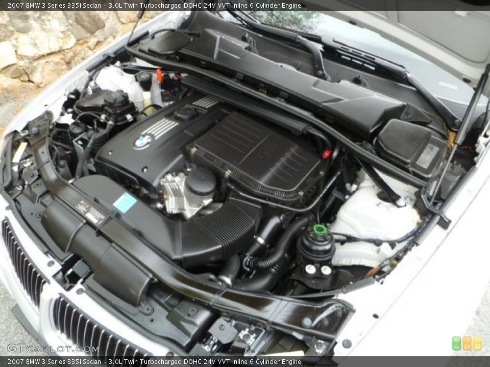 3.0L Twin Turbocharged DOHC 24V VVT Inline 6 Cylinder Engine for the 2007 BMW 3 Series #48181673