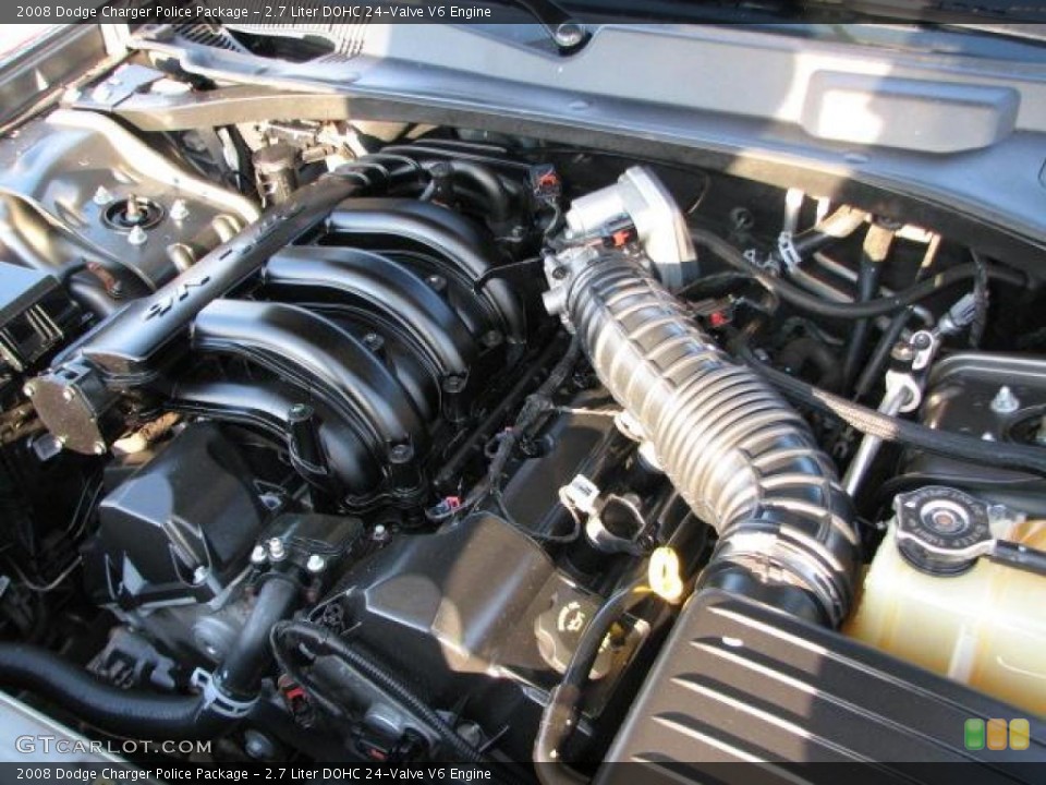 2.7 Liter DOHC 24-Valve V6 2008 Dodge Charger Engine