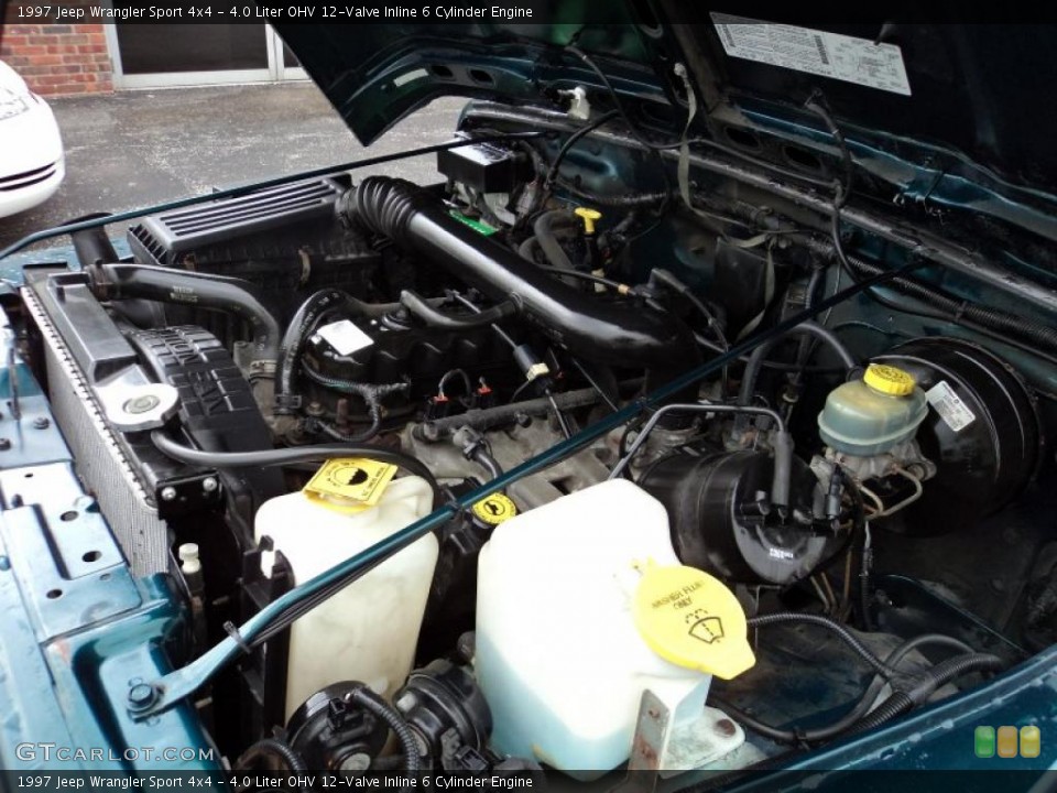 4.0 Liter OHV 12-Valve Inline 6 Cylinder Engine for the 1997 Jeep Wrangler #48189016