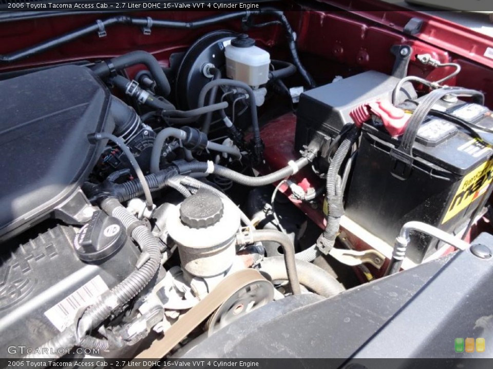 2.7 Liter DOHC 16-Valve VVT 4 Cylinder 2006 Toyota Tacoma Engine