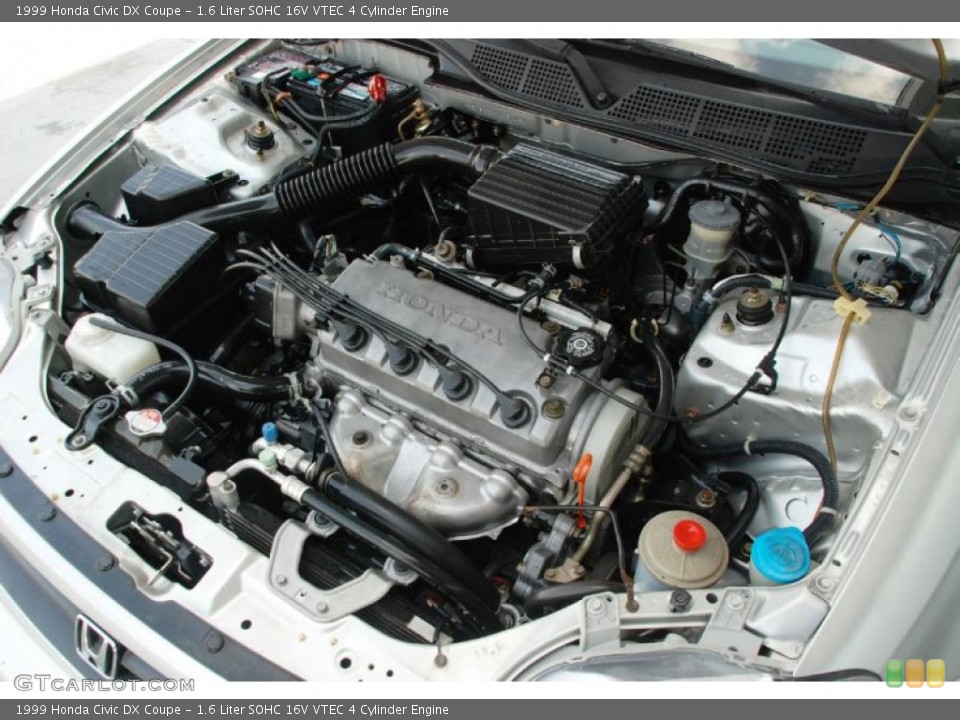1.6 Liter SOHC 16V VTEC 4 Cylinder Engine for the 1999 Honda Civic #48190489