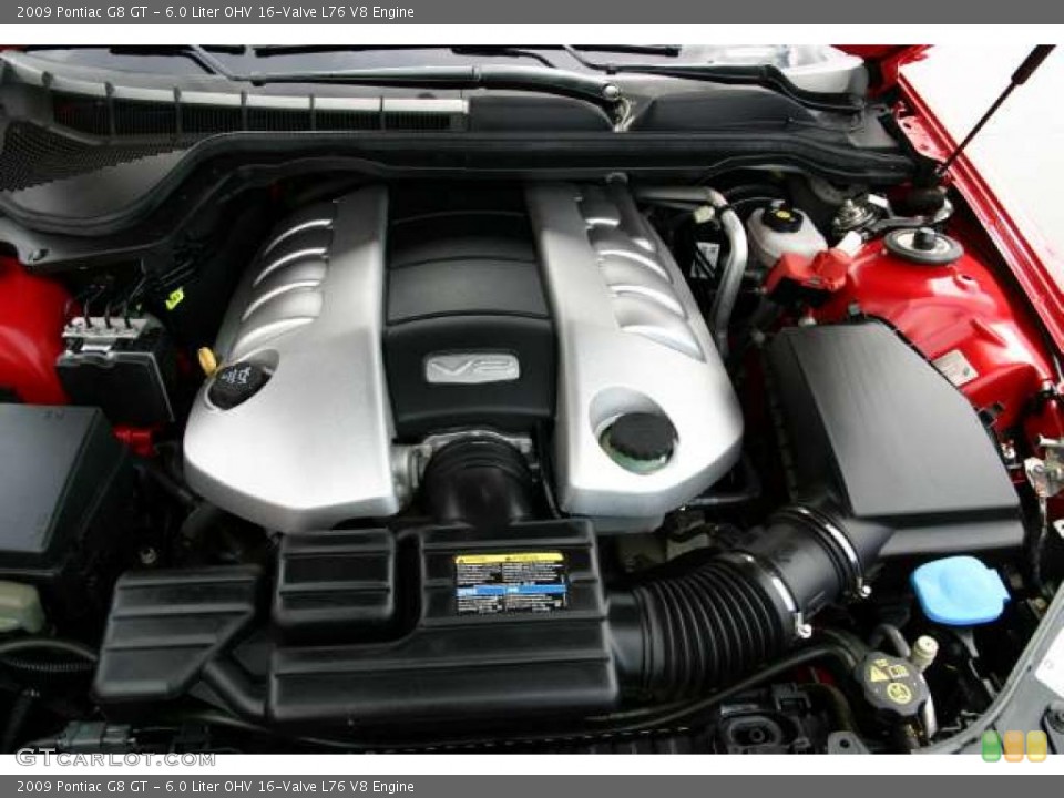 6.0 Liter OHV 16-Valve L76 V8 Engine for the 2009 Pontiac G8 #48191831