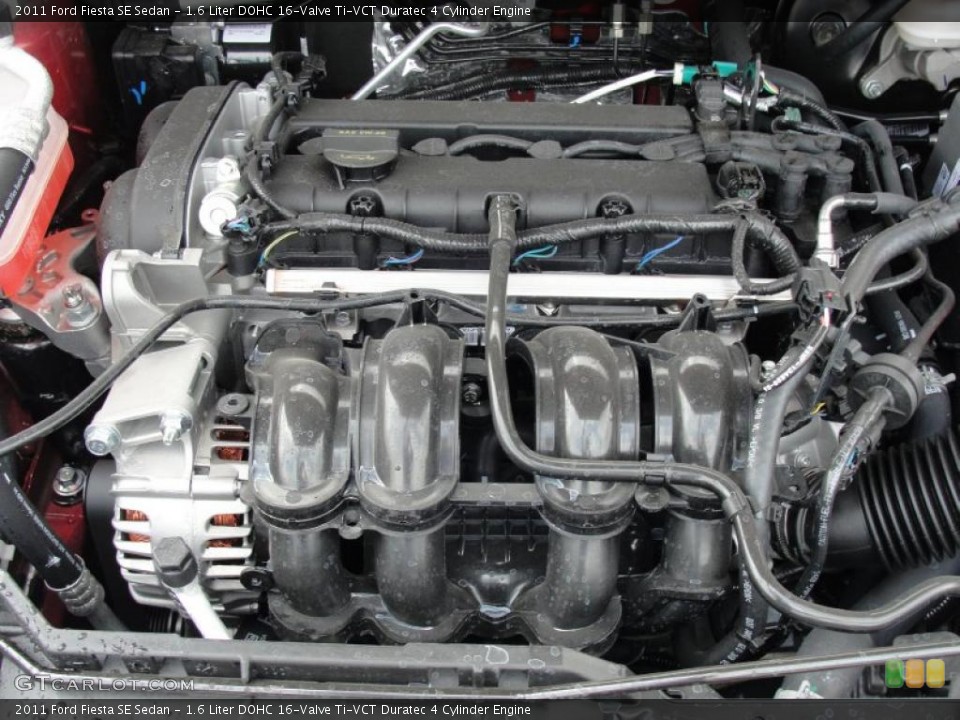 1.6 Liter DOHC 16-Valve Ti-VCT Duratec 4 Cylinder Engine for the 2011 Ford Fiesta #48195181