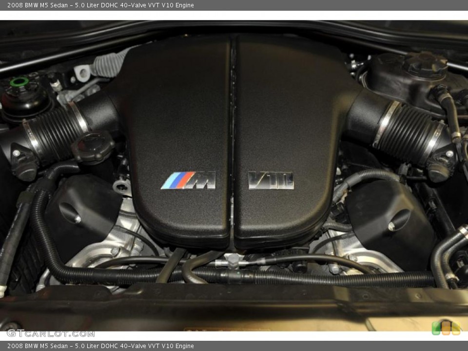 5.0 Liter DOHC 40-Valve VVT V10 Engine for the 2008 BMW M5 #48197032