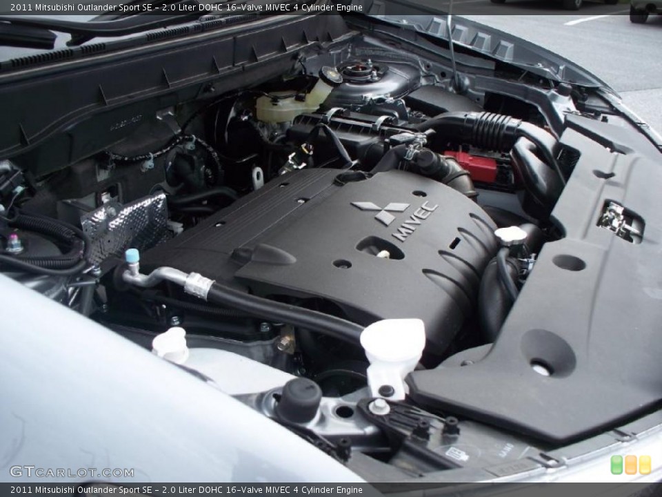 2.0 Liter DOHC 16-Valve MIVEC 4 Cylinder Engine for the 2011 Mitsubishi Outlander Sport #48197482