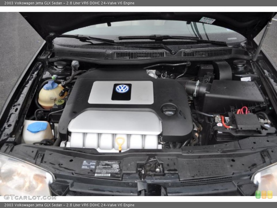 2.8 Liter VR6 DOHC 24-Valve V6 Engine for the 2003 Volkswagen Jetta #48198538