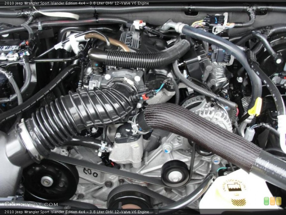 3.8 Liter OHV 12-Valve V6 Engine for the 2010 Jeep Wrangler #48200469