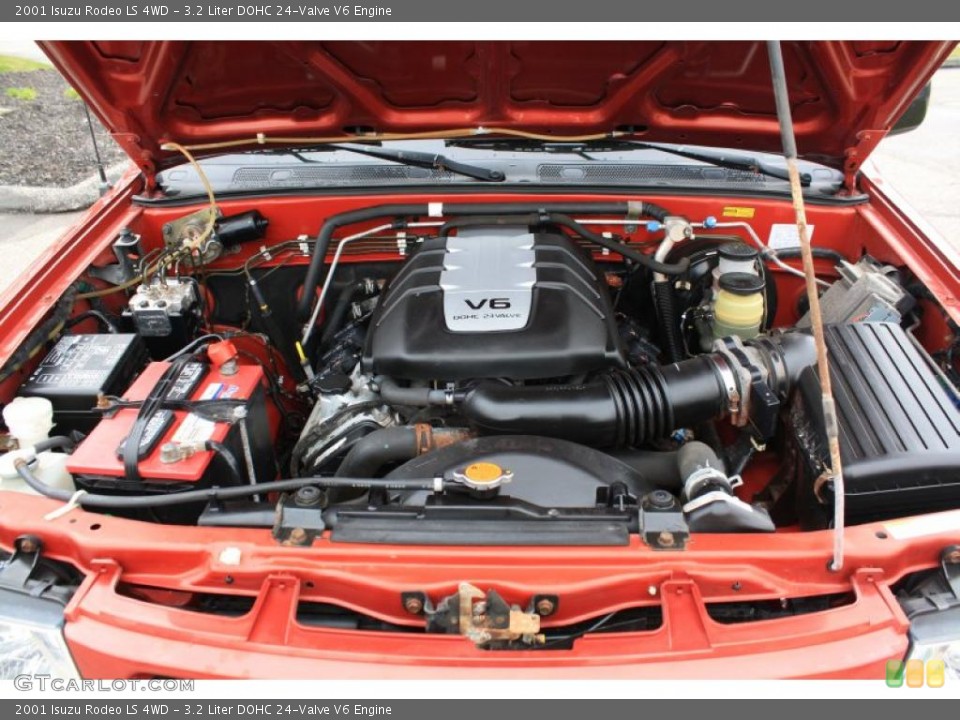 3.2 Liter DOHC 24-Valve V6 Engine for the 2001 Isuzu Rodeo #48212218