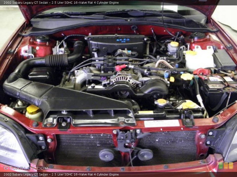 2.5 Liter SOHC 16-Valve Flat 4 Cylinder Engine for the 2002 Subaru Legacy #48213385