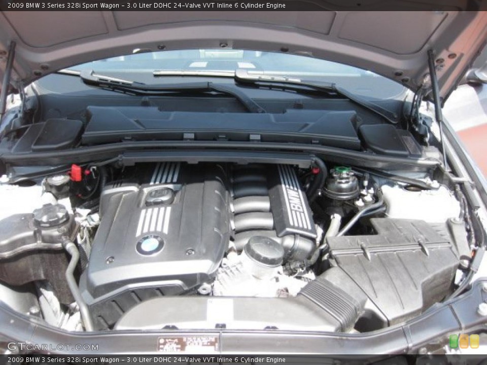 3.0 Liter DOHC 24-Valve VVT Inline 6 Cylinder Engine for the 2009 BMW 3 Series #48223280