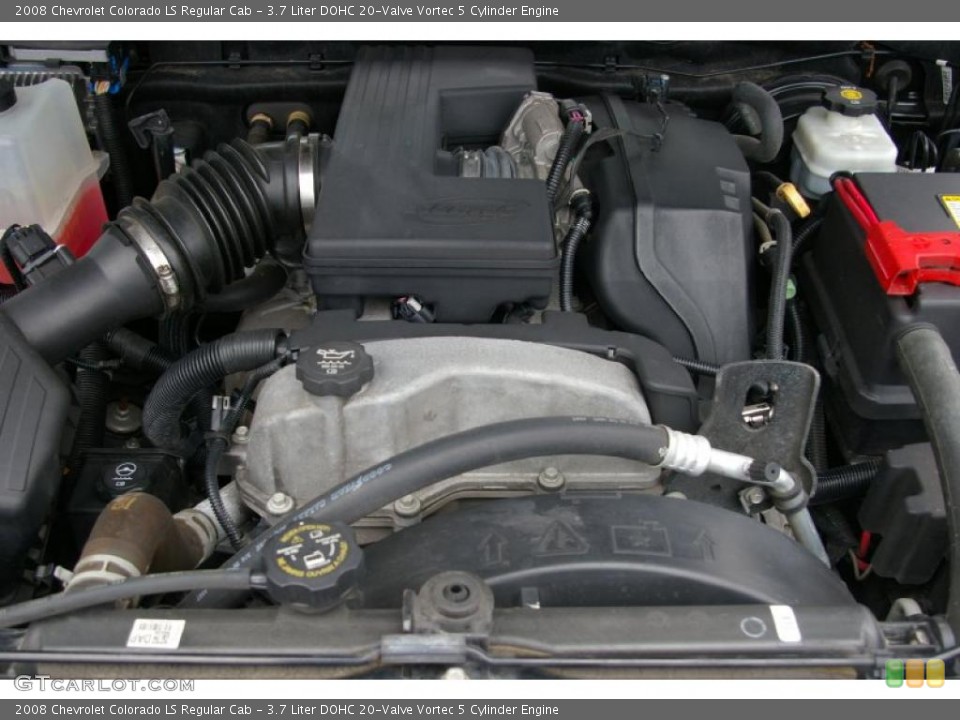 3.7 Liter DOHC 20-Valve Vortec 5 Cylinder Engine for the 2008 Chevrolet Colorado #48225434