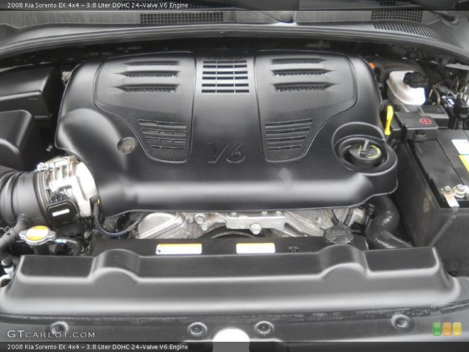 3.8 Liter DOHC 24-Valve V6 Engine for the 2008 Kia Sorento #48227852