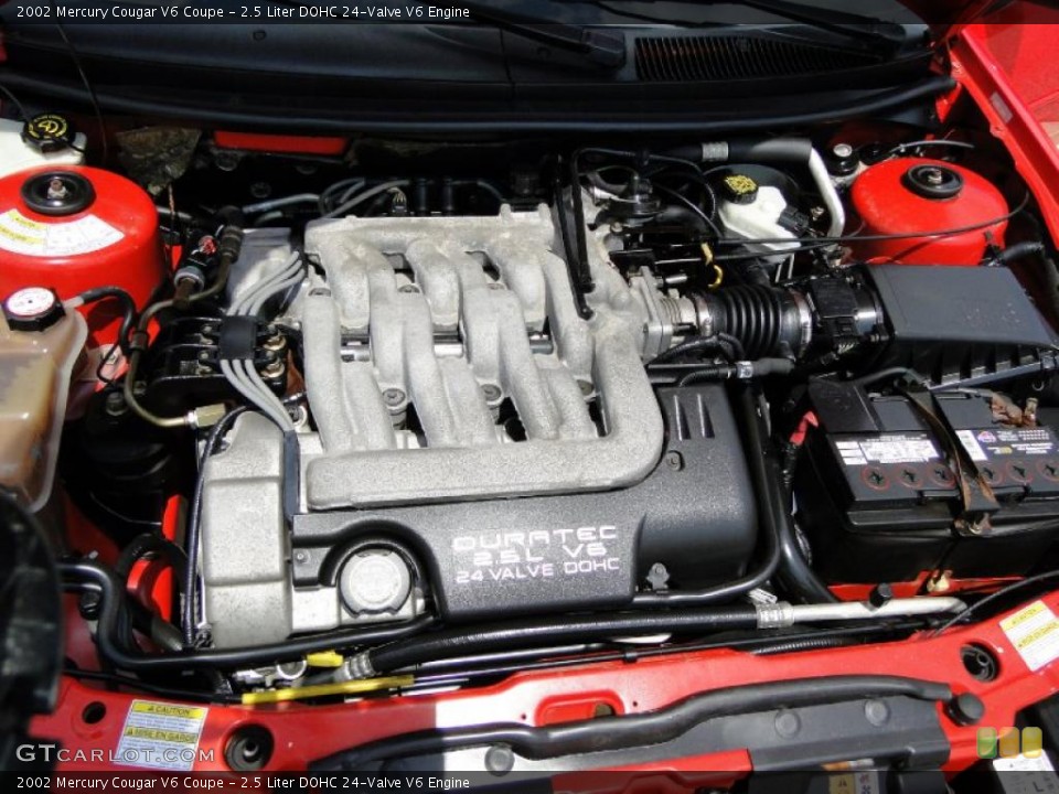 2.5 Liter DOHC 24-Valve V6 Engine for the 2002 Mercury Cougar #48232442