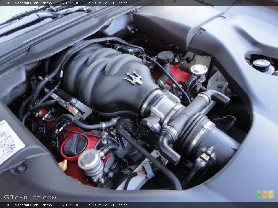 4.7 Liter DOHC 32-Valve VVT V8 Engine for the 2010 Maserati GranTurismo #48234015