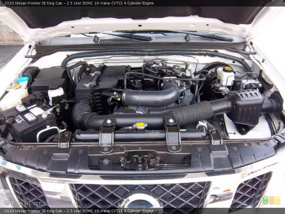 2.5 Liter DOHC 16-Valve CVTCS 4 Cylinder 2010 Nissan Frontier Engine