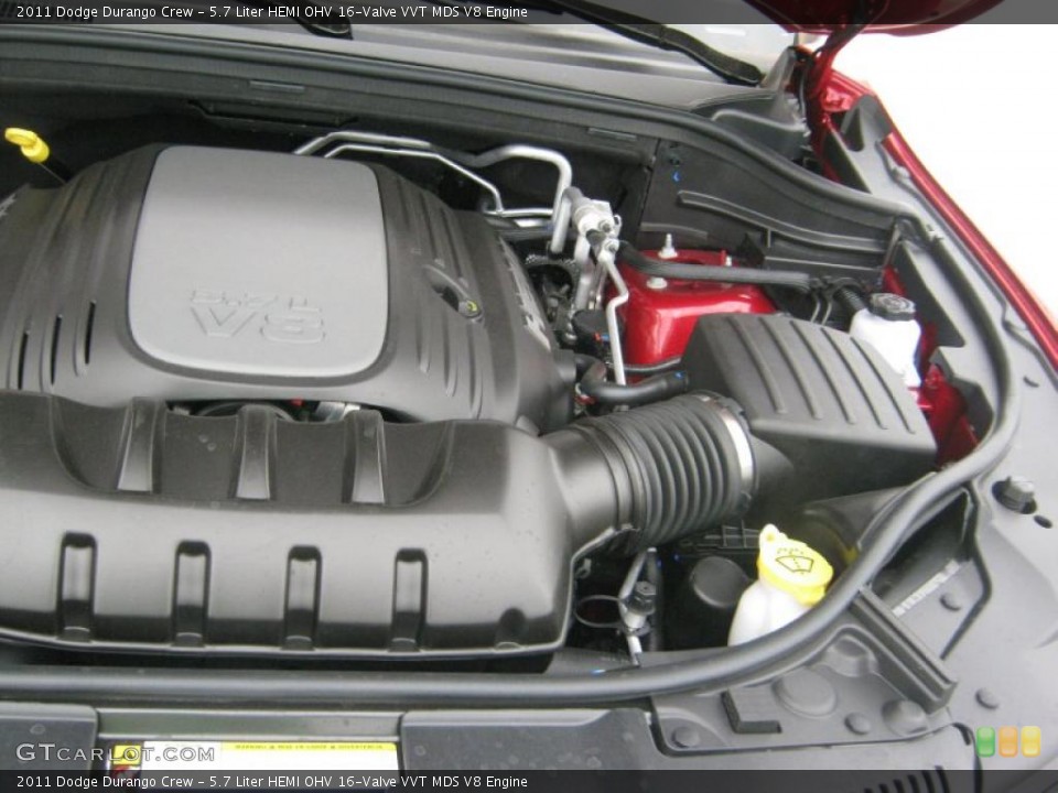 5.7 Liter HEMI OHV 16-Valve VVT MDS V8 Engine for the 2011 Dodge Durango #48236625
