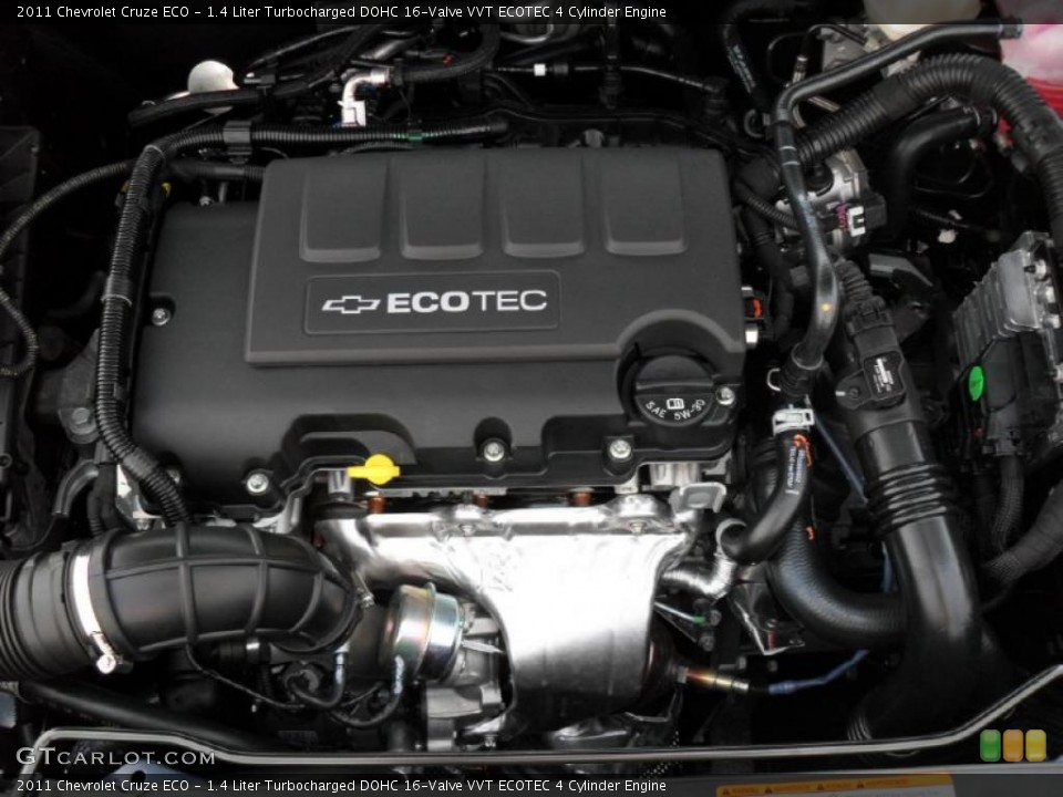 1.4 Liter Turbocharged DOHC 16-Valve VVT ECOTEC 4 Cylinder Engine for the 2011 Chevrolet Cruze #48237333