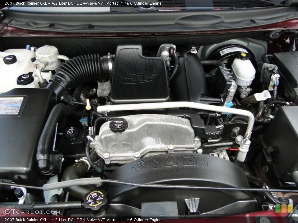 4.2 Liter DOHC 24-Valve VVT Vortec Inline 6 Cylinder Engine for the 2007 Buick Rainier #48247650