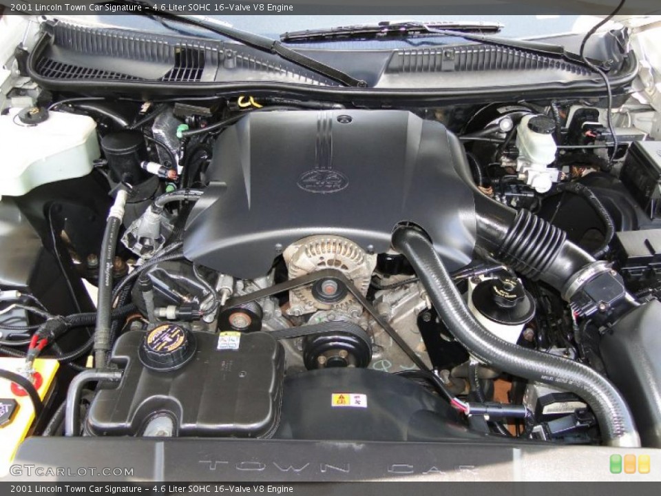 4.6 Liter SOHC 16-Valve V8 Engine for the 2001 Lincoln Town Car #48248178