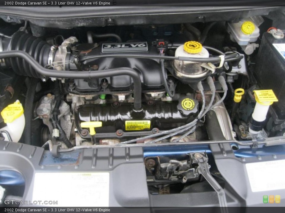 3.3 Liter OHV 12-Valve V6 Engine for the 2002 Dodge Caravan #48258051