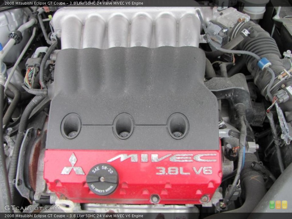 3.8 Liter SOHC 24 Valve MIVEC V6 Engine for the 2008 Mitsubishi Eclipse #48262980