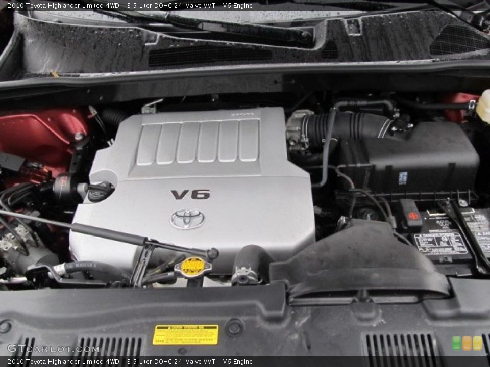 3.5 Liter DOHC 24-Valve VVT-i V6 Engine for the 2010 Toyota Highlander #48265635