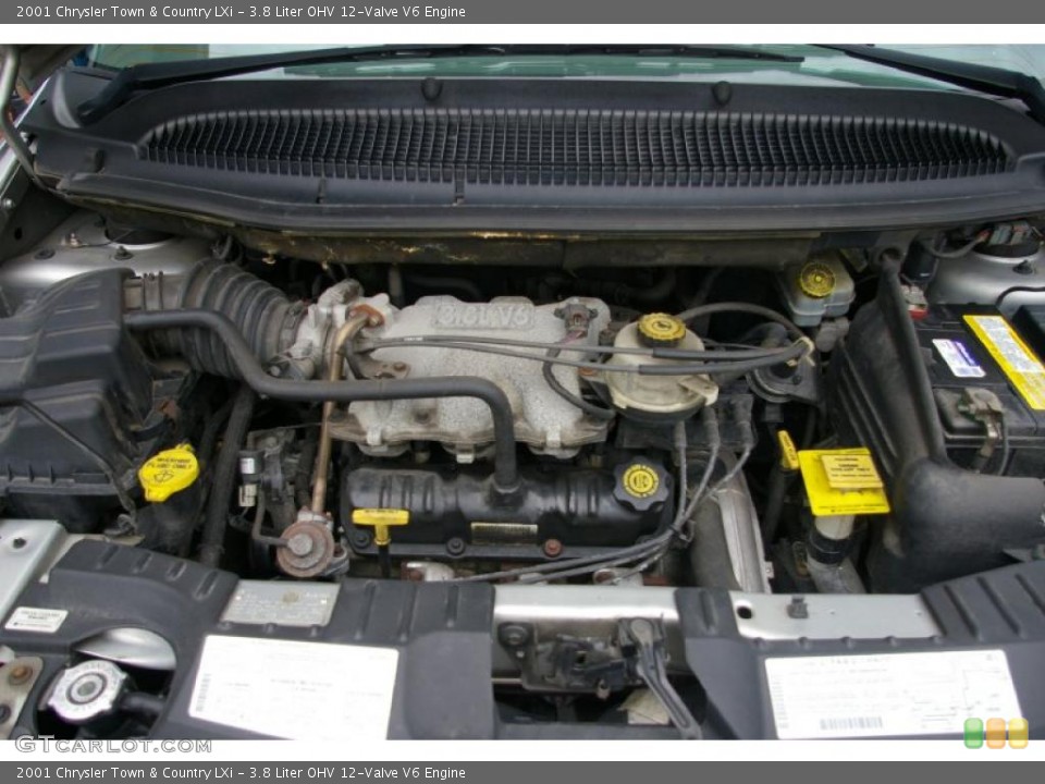 3.8 Liter OHV 12-Valve V6 Engine for the 2001 Chrysler Town & Country #48270289