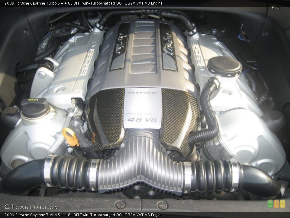 4.8L DFI Twin-Turbocharged DOHC 32V VVT V8 Engine for the 2009 Porsche Cayenne #48273289