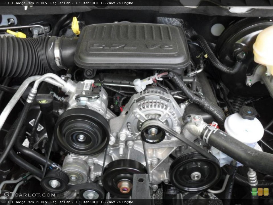3.7 Liter SOHC 12-Valve V6 Engine for the 2011 Dodge Ram 1500 #48275920