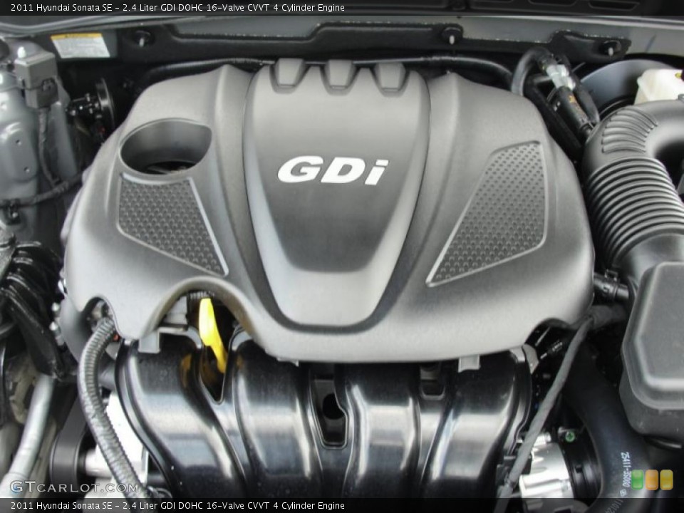 2.4 Liter GDI DOHC 16-Valve CVVT 4 Cylinder Engine for the 2011 Hyundai Sonata #48277471