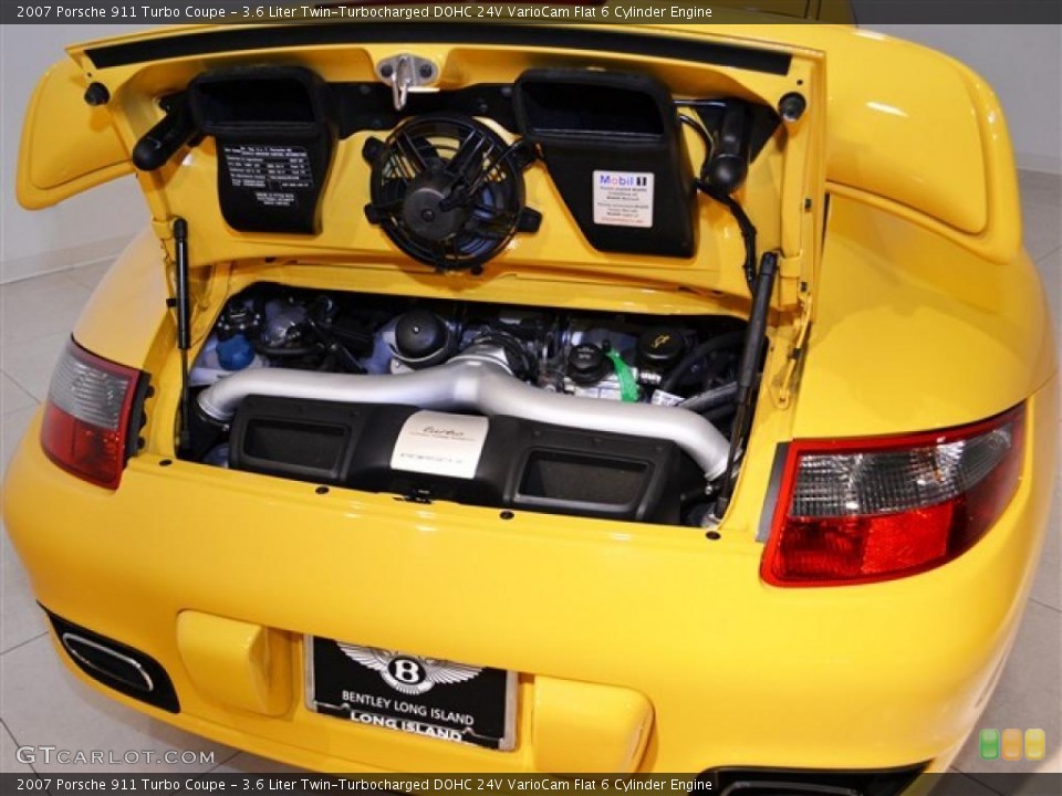 3.6 Liter Twin-Turbocharged DOHC 24V VarioCam Flat 6 Cylinder Engine for the 2007 Porsche 911 #48277684