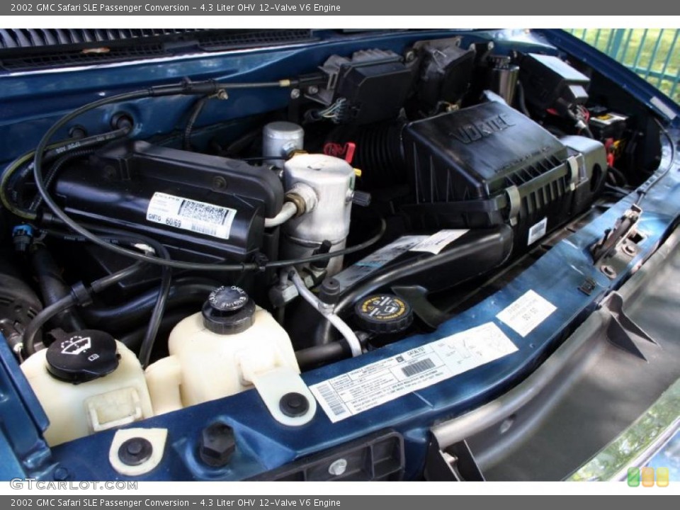 4.3 Liter OHV 12-Valve V6 Engine for the 2002 GMC Safari #48279907