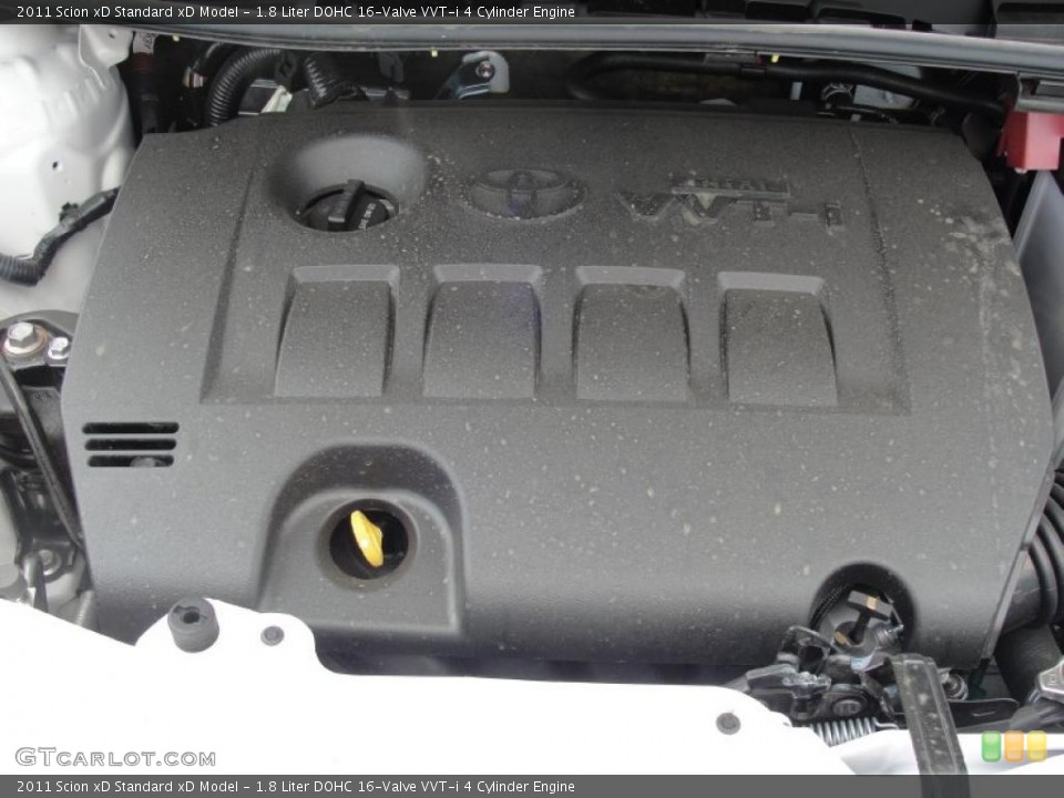 1.8 Liter DOHC 16-Valve VVT-i 4 Cylinder 2011 Scion xD Engine