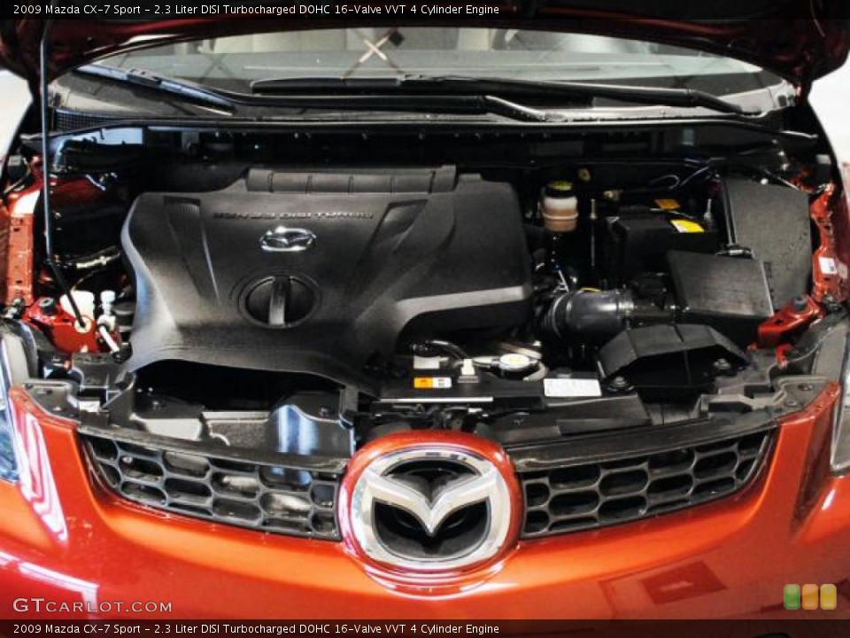 2.3 Liter DISI Turbocharged DOHC 16-Valve VVT 4 Cylinder Engine for the 2009 Mazda CX-7 #48286255