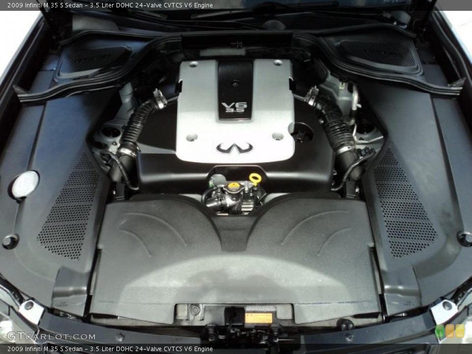 3.5 Liter DOHC 24-Valve CVTCS V6 2009 Infiniti M Engine