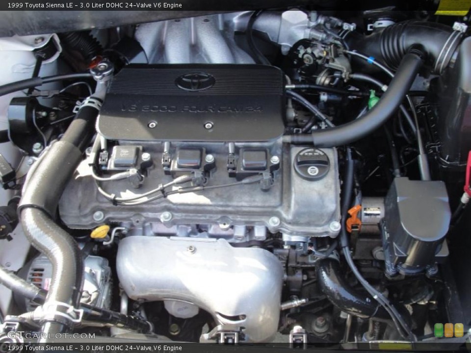 3.0 Liter DOHC 24-Valve V6 Engine for the 1999 Toyota Sienna #48291424