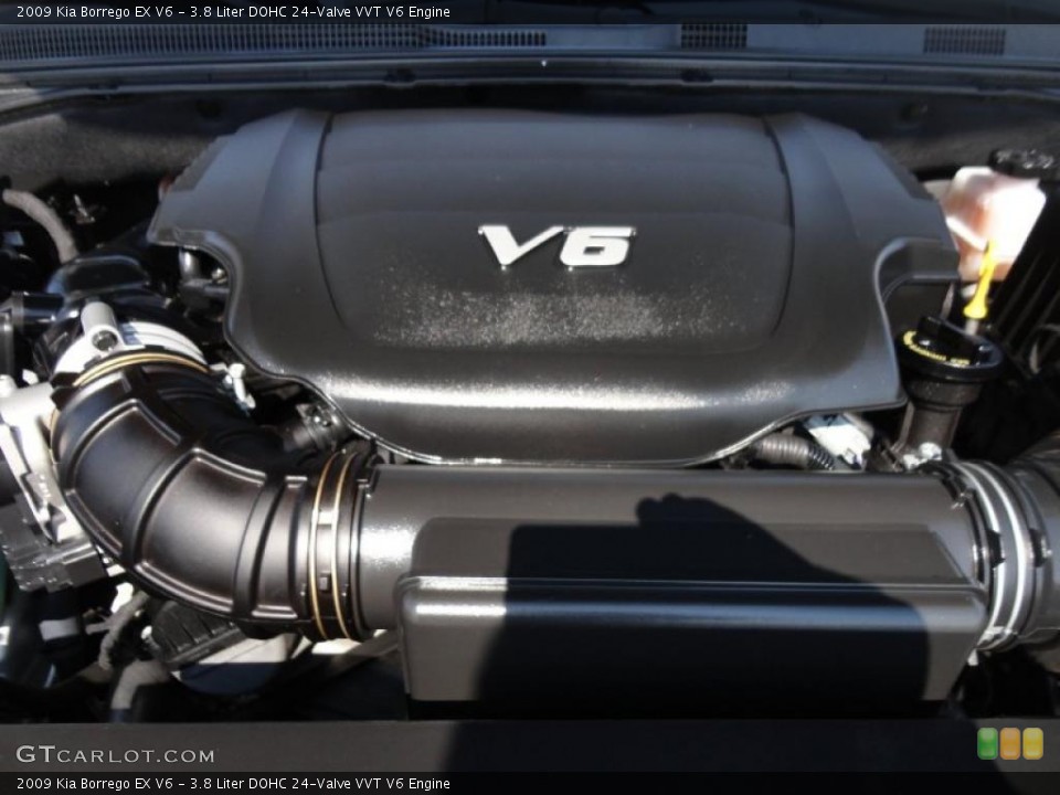 3.8 Liter DOHC 24-Valve VVT V6 Engine for the 2009 Kia Borrego #48293731