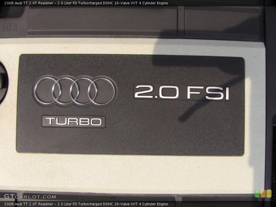 2.0 Liter FSI Turbocharged DOHC 16-Valve VVT 4 Cylinder Engine for the 2008 Audi TT #48295219