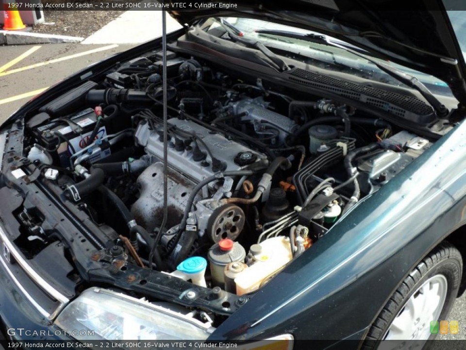 2.2 Liter SOHC 16-Valve VTEC 4 Cylinder Engine for the 1997 Honda Accord #48299536