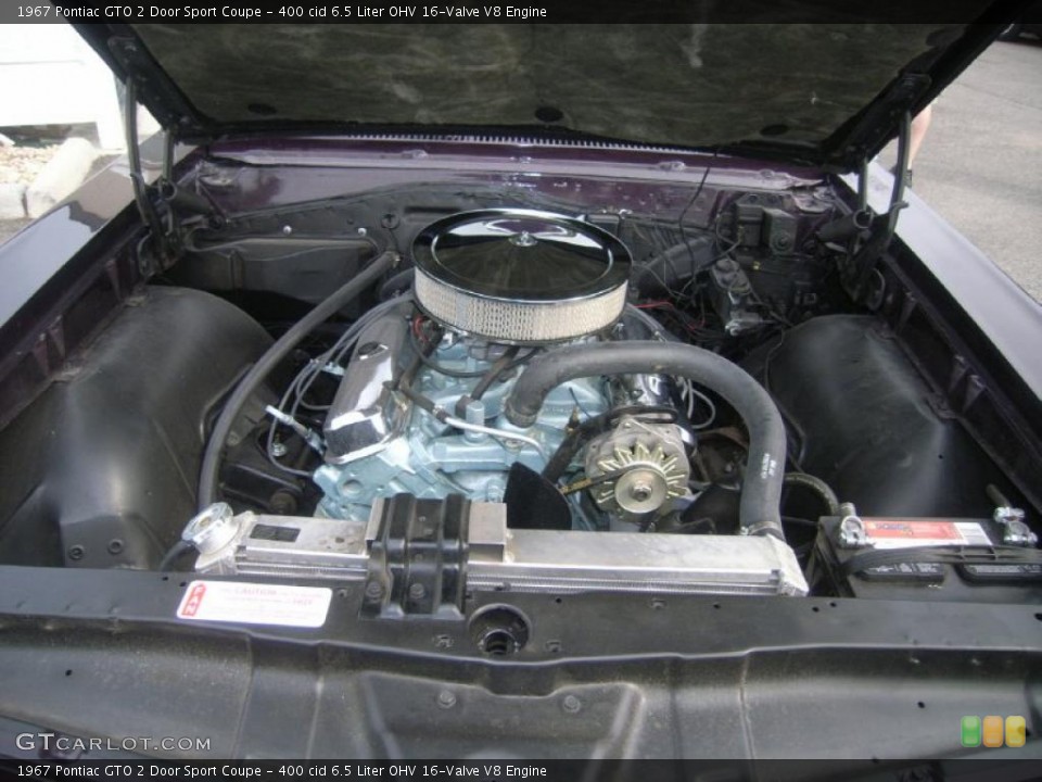400 cid 6.5 Liter OHV 16-Valve V8 Engine for the 1967 Pontiac GTO #48302911